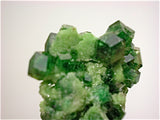 Grossularite - Chromian, Jeffrey Mine, Asbestos, Quebec, Canada, Mined ca. late 1990s, Miniature 1.5 x 2.5 x 2.8 cm, $500.  Online 9/2 SOLD