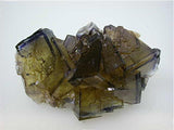 Fluorite, Rosiclare Level Minerva #1 Mine, Ozark-Mahoning Company, Cave-in-Rock District, Southern Illinois, Mined c. 1992-1993, Tolonen Collection, Small Cabinet 3.5 x 6.0 x 9.0 cm, $450.  SOLD