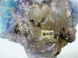 Fluorite, Rosiclare Level Minerva #1 Mine, Ozark-Mahoning Company, Cave-in-Rock District, Southern Illinois, Mined ca. 1993, Koster Collection #00605, Medium Cabinet 6.5 x 7.5 x 8.5 cm, $450. Online 3/11.  SOLD.