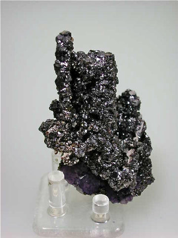 Sphalerite after Fluorite, Rosiclare Level Denton Mine, Ozark-Mahoning Company, Harris Creek District, Southern Illinois, Mined August 1990, Koster Collection, Miniature 3.0 x 5.0 x 7.5 cm, $250. Online 03/07.  SOLD.