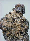 Galena and Sphalerite with Ankerite, Commodore #5 Mine, Creede District, Mineral County, Colorado Miniature 2.3 x 4 x 7 cm $80. Online 12/20