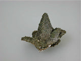 Calcite and Chalcopyrite, Brushy Creek Mine, Reynolds County, Missouri, Mined c. 1995, Kalaskie Collection #936, Miniature 4.5 x 5.0 x 6.0 cm, $60.  Online 11/9.