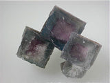 Fluorite, Gaskins Mine, Minerva Oil Company, Pope County, Southern Illinois, Mined c. 1970's, Tolonen Collection, Miniature 2.5 x 4.0 x 5.5 cm $250.  Online 1/15. SOLD.