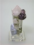 Quartz with Fluorite, Ehrenfriedsdorf, Freiburg, Germany, Kalaskie Collection #42-119, Miniature 2.5 x 3.5 x 7.5 cm, $300. Online 10/31