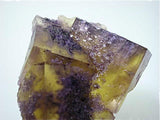 Fluorite, Rosiclare Level Denton Mine, Ozark-Mahoning Company, Harris Creek District, Southern Illinois, Mined ca. early 1980's, Koster Collection #00664, Miniature 4.5 x 5.5 x 7.5 cm, $125. Online 03/07. SOLD.