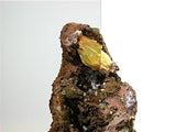 SOLD Legrandite, Ojuela Mine, Mapimi, Durango, Mexico, Mined c. 1970s, Kalaskie Collection #648, Miniature 3.5 x 3.5 x 5.5 cm, $450. Online 10/31