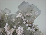 Quartz on Fluorite, Sub-Rosiclare Level Deardorff Mine attr., Ozark-Mahoning Company, Cave-in-Rock District Southern Illinois, Mined ca. 1950s-1960s, Noll Collection #CN1759, Small Cabinet 5.5 x 9.5 x 11.0 cm, $200. Online 7/11. SOLD.