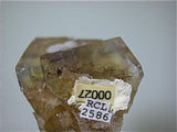 Fluorite with Barite Inclusions, Rosiclare Level Minerva #1 Mine, Ozark-Mahoning Company, Cave-in-Rock District, Southern Illinois, Mined ca. 1992-1993, Koster Collection #00027, Miniature 3.0 x 3.5 x 3.5 cm, $220. Online 03/04.  SOLD.