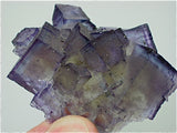 Fluorite, Annabel Lee Mine, Ozark-Mahoning Mining Company, Harris Creek District, S. Illinois, Mined March 1988, Kalaskie Collection #42-52, Miniature 2.0 x 4.8 x 6.0 cm, $280. Online 1/12.