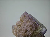 Fluorite with Chalcopyrite, Rosiclare Level North-End Denton Mine, Ozark-Mahoning Company, Harris Creek District, Southern Illinois, Mined ca. 1983, Koster Collection #00154, Miniature 3.5 x 3.5 x 4.5 cm, $60. Online 03/04. SOLD.