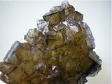 Fluorite, Rosiclare Level, Minerva #1 Mine, Ozark-Mahoning Company, Cave-in-Rock District, Southern Illinois, Mined c. 1992-1993, Tolonen Collection  Miniature 2.5 x 5.0 x 6.8 cm  $150. SOLD