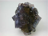 Fluorite with Chalcopyrite, Rosiclare Level, Annabel Lee Mine, Ozark-Mahoning Company, Harris Creek District, Southern Illinois, Mined c. late 1980's, Tolonen Collection, Miniature 3.5 x 4.8 x 6.0 cm, $200.  Online 1/15.  SOLD.