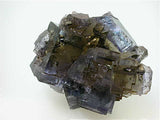 Fluorite with Chalcopyrite, Rosiclare Level, Annabel Lee Mine, Ozark-Mahoning Company, Harris Creek District, Southern Illinois, Mined c. late 1980's, Tolonen Collection, Miniature 3.5 x 4.8 x 6.0 cm, $200.  Online 1/15.  SOLD.