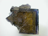Fluorite, Minerva #1 Mine, Ozark-Mahoning Company, Cave-in-Rock District, Southern Illinois, Mined c. 1994-1995, Tolonen Collection, Miniature 3.0 x 4.5 x 4.5 cm $125.  SOLD