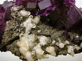 Fluorite and Calcite with Sphalerite and Quartz, Sub-Rosiclare Level, Deardorff Mine, Ozark-Mahoning Company, Cave-in-Rock District, Southern Illinois, Mined c. 1940's-1950's, Tolonen Collection, Small Cabinet 7.0 x 9.5 x 14.0 cm, $1200.  Online 1/18 SOLD