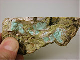 Variscite, Little Green Monster Mine, Fairfield, Utah Kalaskie Collection #417, Small Cabinet 5.0 x 9.0 x 11.0 cm, $390. Online 1/12