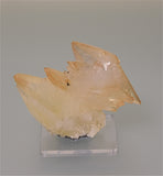 Calcite, Elmwood Complex, Smith County, Tennessee, Mined ca. 1984,  Kalaskie Collection #409, Small Cabinet 3.5 x 6.5 x 7.0 cm, $65.  Online 3/9