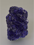 Azurite, Chenmenshan Mine, Jiangxi Province, China, Mined ca. 2002,  Kalaskie Collection #1125, Small Cabinet 5.0 x 5.0 x 8.0 cm, $650.  Online 3/9