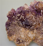 SOLD Fluorite with Calcite, Rosiclare Level, Crystal/Victory Complex, Spar Mountain Area, Cave-in-Rock District, Southern Illinois Large cabinet 5.5 x 14.5 x 21 cm, $450. Online 3/30