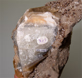 Calcite with Sphalerite, Sub-Rosiclare Level, Lillie Pod, Denton Mine, Ozark-Mahoning Company, Harris Creek District, Southern Illinois Cabinet 9.5 x 12 x 23 cm $650. Online 10/19