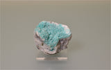 SOLD Calcite on Dioptase, Tsumeb Mine, Namibia Miniature 3.5 x 4.5 x 5.5 cm $125. Online 12/20