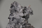 SOLD Quartz and Sphalerite with Fluorite and Galena, Sub-Rosiclare Level Deardorff Mine, Ozark-Mahoning Company, Cave-in-Rock District, Southern Illinois, Mined ca. 1960s, Holzner Collection #601, Small Cabinet 4.0 x 7.0 x 8.0  cm, $65.  Online 4/30.