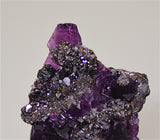 SOLD Quartz and Sphalerite with Fluorite and Galena, Sub-Rosiclare Level Deardorff Mine, Ozark-Mahoning Company, Cave-in-Rock District, Southern Illinois, Mined ca. 1960s, Holzner Collection #766, Miniature 3.5 x 6.0 x 10.0 cm, $125.  Online 5/1