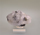 SOLD Quartz and Sphalerite, Sub-Rosiclare Level Deardorff Mine, Ozark-Mahoning Company, Cave-in-Rock District, Southern Illinois, Mined ca. 1960s, Holzner Collection #C-369, Miniature 3.5 x 5.0 x 7.5 cm, $200. Online 5/1