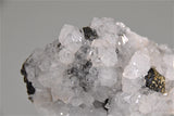 SOLD Quartz and Sphalerite, Sub-Rosiclare Level Deardorff Mine, Ozark-Mahoning Company, Cave-in-Rock District, Southern Illinois, Mined ca. 1960s, Holzner Collection #C-369, Miniature 3.5 x 5.0 x 7.5 cm, $200. Online 5/1