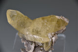 Calcite, Miliken Mine, Viburnum Trend, Reynolds County, Missouri, Mined c. 2010, Kalaskie Collection #1216, Miniature, 2.5 x 4.0 x 6.0 cm, $45.  Online 6/6.