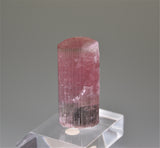 Tourmaline, Himalaya Mine, Mesa Grande, California, Kalaskie Collection #386, Miniature, 1.8 x 2.0 x 4.5 cm, $1800. Online 6/7