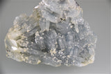 SOLD Barite on Fluorite, attr. Rosiclare Level, attr. Crystal/Victory Complex, Spar Mountain Area, Cave-in-Rock District, Southern Illinois, Mined c. 1960s-1970s,  Holzner Collection #827, Miniature, 2.5 x 5.5 x 7.0 cm, $65.  Online 6/6.