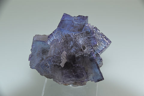 Fluorite, Sub-Rosiclare Level, Annabel Lee Mine, Ozark-Mahoning Company, Harris Creek District, Southern Illinois, Mined ca. 1988,  Holzner Collection, Miniature, 4.0 x 4.5 x 5.5 cm, $200.  Online 6/6.