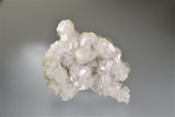 Duftite on Calcite, Tsumeb Mine, Namibia, Mined c. 1970's, Holzner Collection #1185, Small Cabinet 4.0 x 8.0 x 10.5 cm, $125.  Online 8/15.