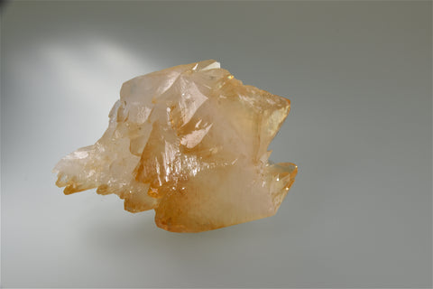 Calcite, Elmwood Mine, Smith County, Tennessee, Ralph Campbell Collection, Miniature 3.0 x 5.5 x 8.5 cm, $50.  Online 11/3