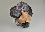 Calcite on Sphalerite, Rosiclare Level Cross-Cut Orebody, Minerva #1 Mine, Ozark-Mahoning Company, Cave-in-Rock District, Southern Illinois, Mined March 1992, Kalaskie Collection #731, Miniature 4.0 x 6.0 x 7.0 cm, $25.  Online 11/6.