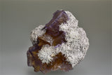 Fluorite and Barite with Chalcopyrite, Sub-Rosiclare Level, Annabel Lee Mine, Ozark-Mahoning Company, Harris Creek District, Southern Illinois, Mined c. 1988, Small Cabinet, 5 x 7 x 9.5 cm, $450.  Online 3/20