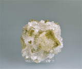 Fluorite with Quartz, Beihilfe Mine, Halsbruecke, Saxony, Germany ex: Heiko Zienau Collection, Small Cabinet, 4.5 x 7.0 x 4.5 cm, $2400.  Online 3/20