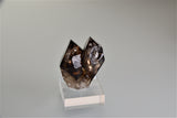 SOLD Quartz, Hiddenite, North Carolina, Nathaniel Ludlum Collection, Miniature 3.0 x 4.0 x 5.0 cm, $350.  Online 8/21
