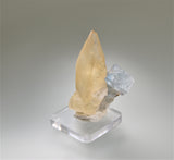ON APPROVAL Calcite with Fluorite and Barite, Rosiclare Level Minerva #1 Mine, Ozark-Mahoning Company, Cave-in-Rock, District Souther Illinois, Mined March 1992, Kalaskie Collection #42-263, Miniature 2.5 x 3.0 x 4.5 cm, $125. Online 10/6.