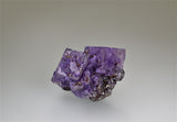 Fluorite on Sphalerite with Galena, Sub-Rosiclare Level, Annabel Lee Mine, Ozark-Mahoning Company, Harris Creek District, Southern Illinois, Mined May 1988, Kalaskie Collection #42-140, Miniature 3.5 x 4.0 x 6.0 cm, $125.  Online 11/6.