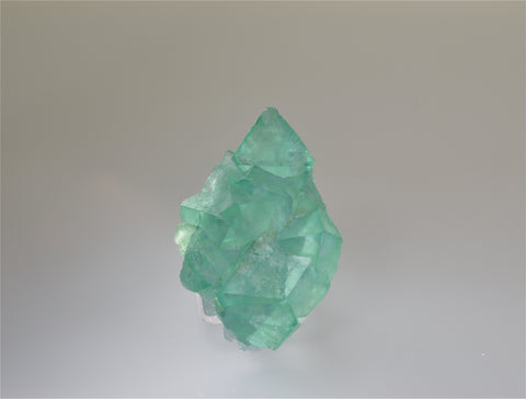 Fluorite, Riemvasmaak, Northern Cape Province, Kakamas District, South Africa, Mined c. 2009, Kalaskie Collection #42-212, Miniature 2.5 x 5.0 x 8.0 cm, $380. Online 11/1