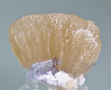 SOLD Witherite with Fluorite and Barite, Bethel Level, Minerva #1 Mine, Minerva Oil Company, Cave-in-Rock District, Southern Illinois, Mined c. 1960's, H. R. McBroom Collection to Ray Thompson Collection, Miniature 3.5 x 5.0 x 6.3 cm, $300. Online 8/21