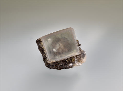 Fluorite, Xiang Hualing, Hunan Province, China, Mined c. 1990's, Megerle Collection, Miniature 3.0 x 3.5 x 4.0 cm, $150.  Online 3/21