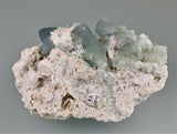 Fluorite on Feldspar, Mount Antero, Chaffee County, Colorado Small cabinet 5 x 7 x 9.5 cm $125. Online 7/9