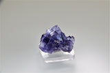 Fluorite, Rosiclare Level Minerva #1 Mine, Ozark-Mahoning Company, Cave-in-Rock District, Southern Illinois, Mined August 1993, Kalaskie Collection #42-278, Miniature 1.5 x 2.5 x 3.0 cm, $125.  Online 10/6.