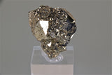 Pyrite, Quirulvica, La Libertad, Peru, Mined c. 1980's, Holzner Collection #387, Miniature 3.0 x 4.5 x 4.5 cm, $25. Online 10/4.