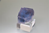 SOLD Fluorite, Rosiclare Level Minerva #1 Mine, Ozark-Mahoning Company, Cave-in-Rock District, Southern Illinois, Mined April 1995, Ex. R. C. Lillie Collection to: Ralph Campbell Collection, Small Cabinet 4.5 x 5.0 x 6.0 cm, $2200.  Online 10/5.