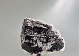 Barite on Fluorite, Rosiclare Level, Main Orebody, South-End, Denton Mine, Ozark-Mahoning Company, Harris Creek District, Southern Illinois Miniature 3.5 x 4.5 x 5 cm $25. Online 10/29