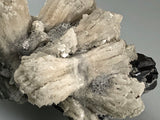 Calcite on Sphalerite, Borieva Mine, Madan District, Bulgaria, Mined c. 2012, Small Cabinet 5.3 x 6.3 x 9.2 cm, $85.  Online January 30.